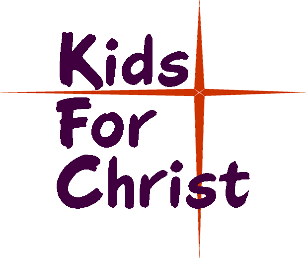 Orange Bethlehem Star with the words "Kids For Christ".